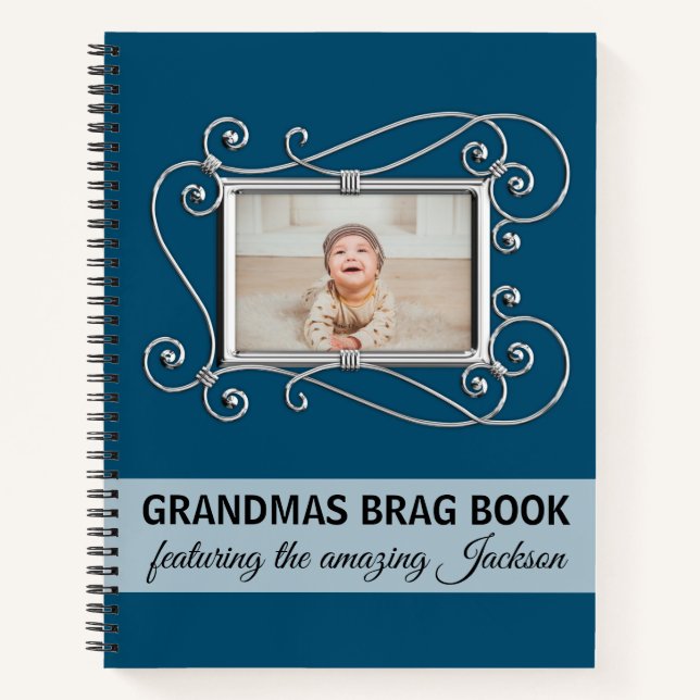Libro de jactancia de fotos de abuelas (Anverso)
