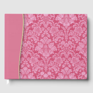 Libro de la Boda de Berry Damask Rosa o de la duch