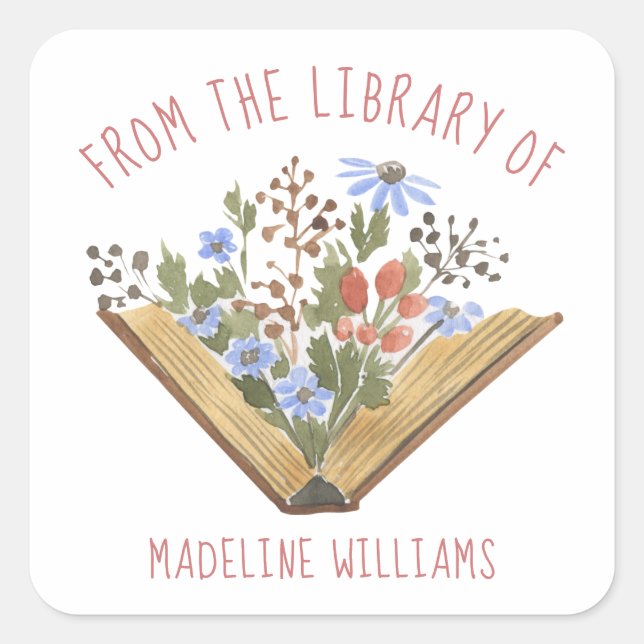 Libro de la etiqueta Biblioteca de la placa (Anverso)