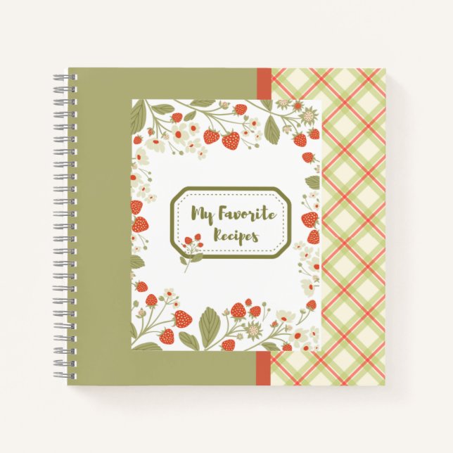 Libro de la receta de fresa (Anverso)