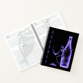 Libro de la receta de la botella de vino X-Ray Ske