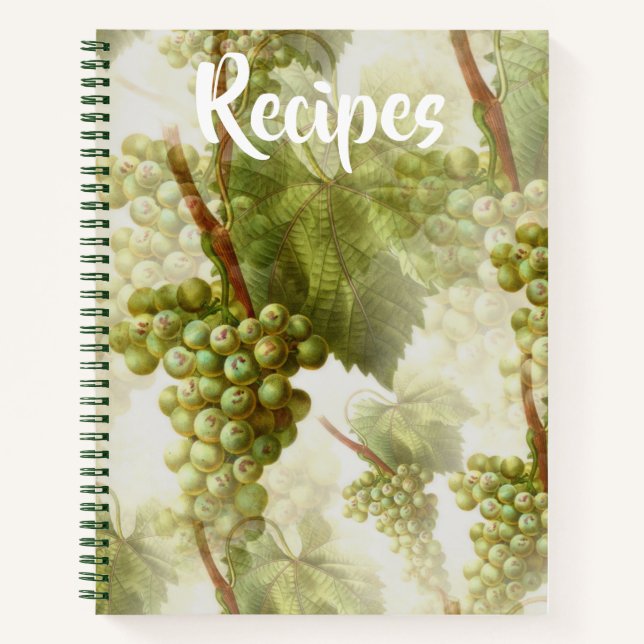 Libro de la receta de uvas verdes (Anverso)
