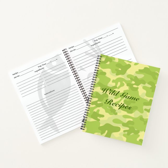 Libro de la receta del patrón de camuflaje de colo (Interior)