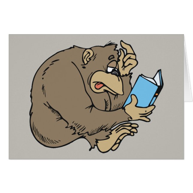 libro de lectura de gorilas personalizado (Anverso (Horizontal))