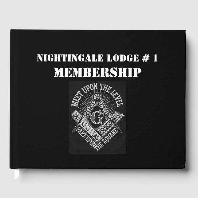 Libro de membresía de Freemason (Anverso)