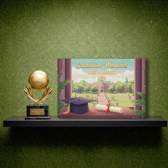 Libro de memoria de Relieve metalizado de graduaci (Subido por el creador)