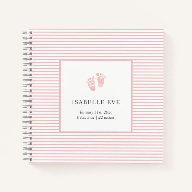 Libro de memoria del bebé de primer año libro de b (Anverso)