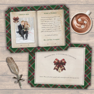 Libro de Navidad de recién casados con tema de fot
