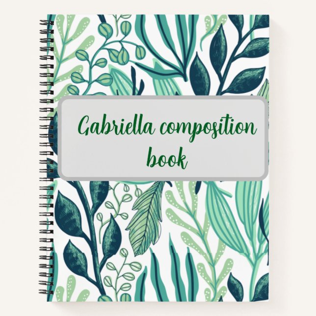 Libro de Navidad floral vintage (Anverso)
