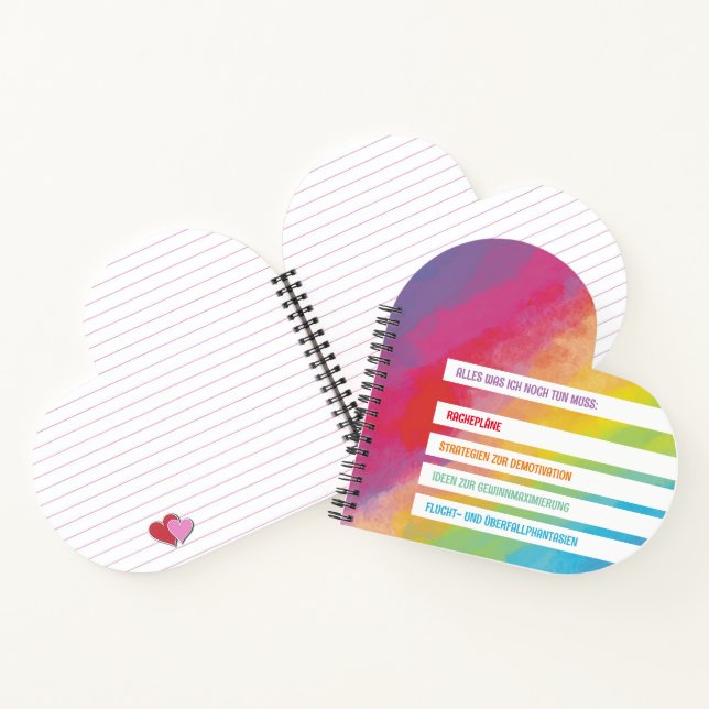 Libro de notas alemán: divorcio para hacer (Interior)