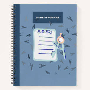 LIBRO DE NOTAS DE GEOMETRÍA Y COMPASIÓN DE PAPEL
