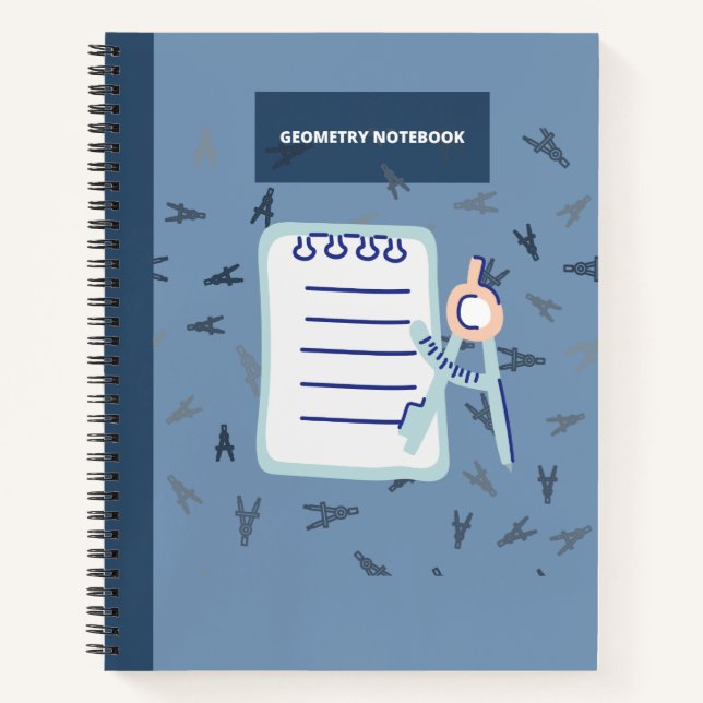 LIBRO DE NOTAS DE GEOMETRÍA Y COMPASIÓN DE PAPEL (Anverso)