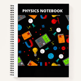 LIBRO DE NOTAS DE ICONOS FÍSICOS (NEGRO)