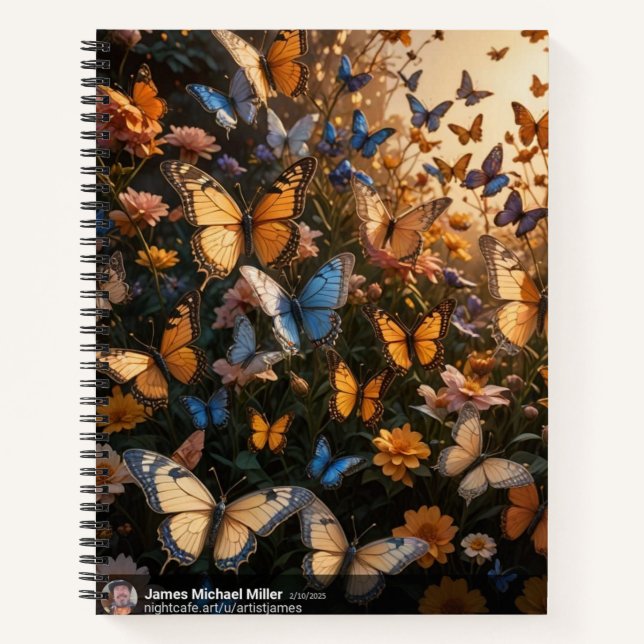 Libro de notas de James Michael Miller (Anverso)