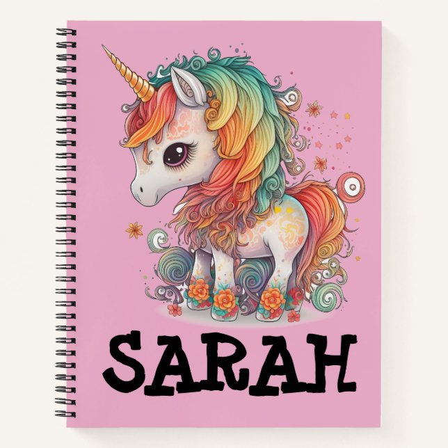 LIBRO DE NOTAS DE NOMBRE PERSONALIZADO ESPIRAL UNI (Anverso)