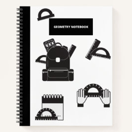 LIBRO DE NOTAS GEOMETRY RULERS (BLANCO)