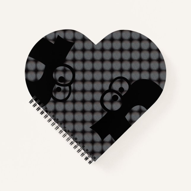 LIBRO DE NOTAS MODERNO Y PROFUNDO GRIS NEGRO (Anverso)