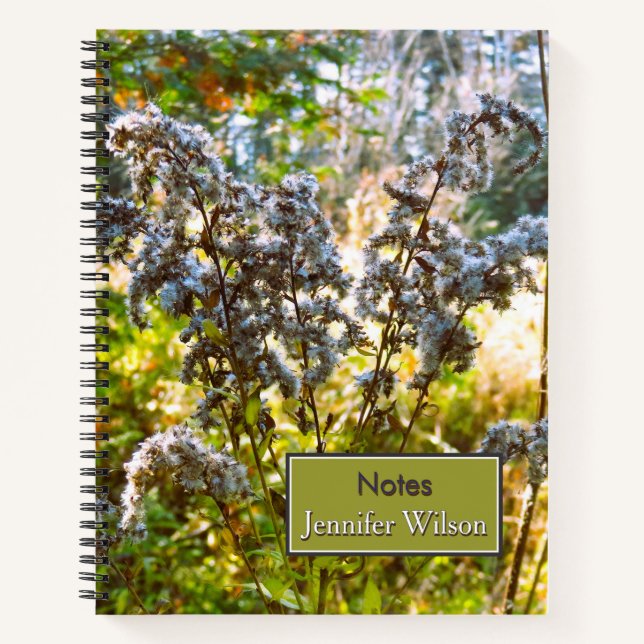Libro de notas personalizado de Autumn Meadow (Anverso)