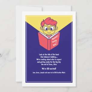 Libro de Nuevo Bebé Anuncio de Embarazo