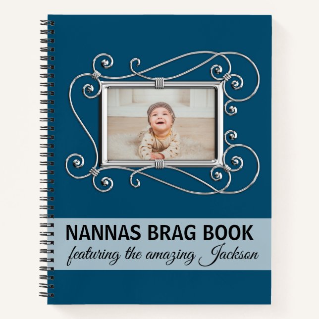 Libro de Orgullo de Fotos de la Abuela (Anverso)