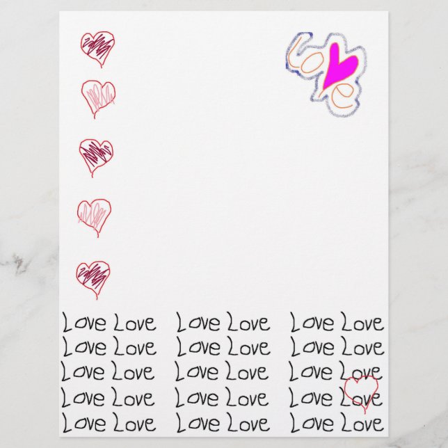 Libro de Páginas de Sombra de Corazones Amorosos (Anverso)