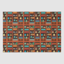 Libro de papel tisular inspirado en la estantería