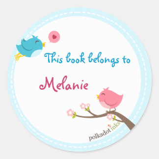 Libro de Pegatinas Birdie personalizadas
