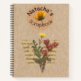 Libro de raspado Adorable Papel artesanal Flores s