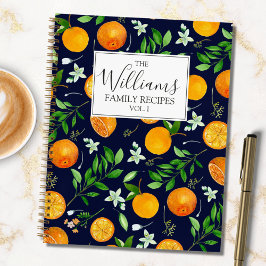Libro de recetas botánicas florales de cítricos na