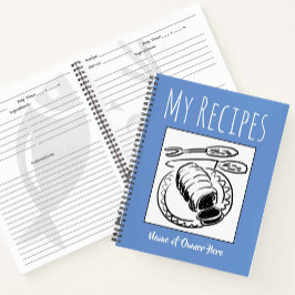 Libro de Recetas con el Nombre del Propietario