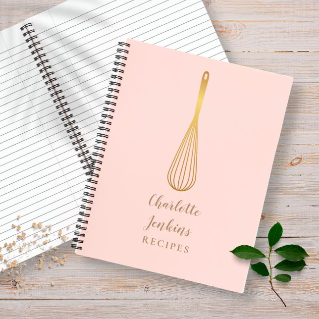 Libro de recetas de bigote de oro rosa rubor  (Subido por el creador)