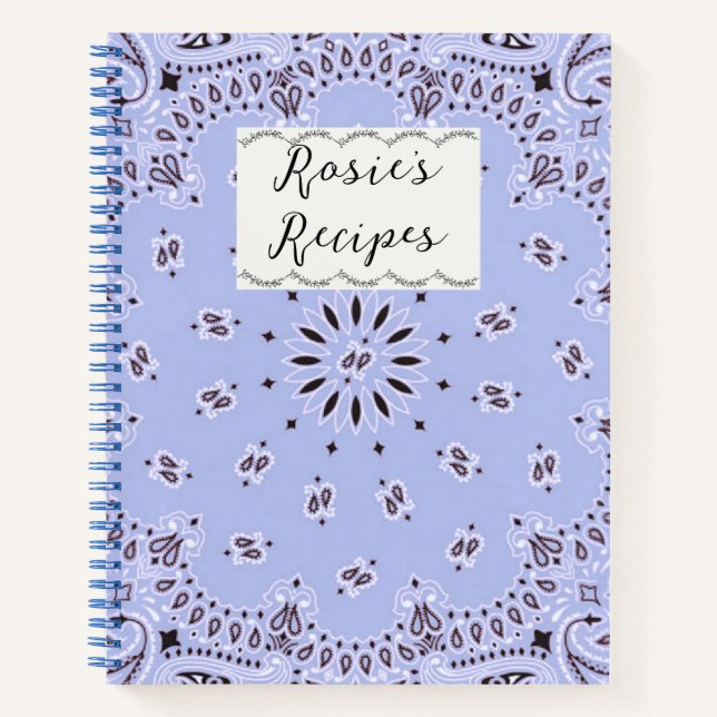 Libro de recetas de Blue Bandana (Anverso)