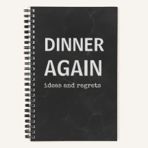 Libro de Recetas de Cena de Nuevo | Cuaderno de Co