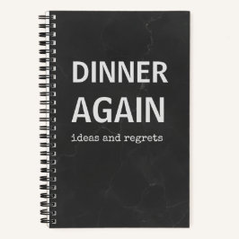 Libro de Recetas de Cena de Nuevo | Cuaderno de Co