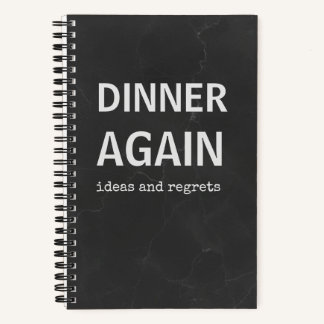 Libro de Recetas de Cena de Nuevo | Cuaderno de Co