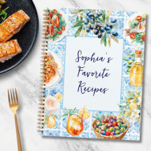 Libro de Recetas de Comida Mediterránea Baldosas I