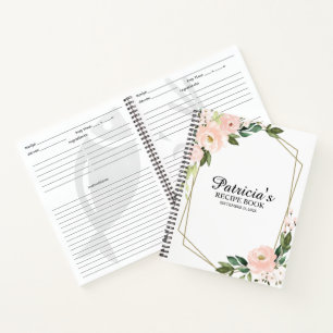 Libro de Recetas de Desayuno Nupcial de Flores con