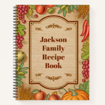Libro de recetas de familia de personalizable