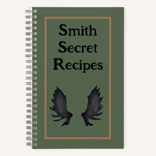 Libro de recetas de familia secreta personalizada