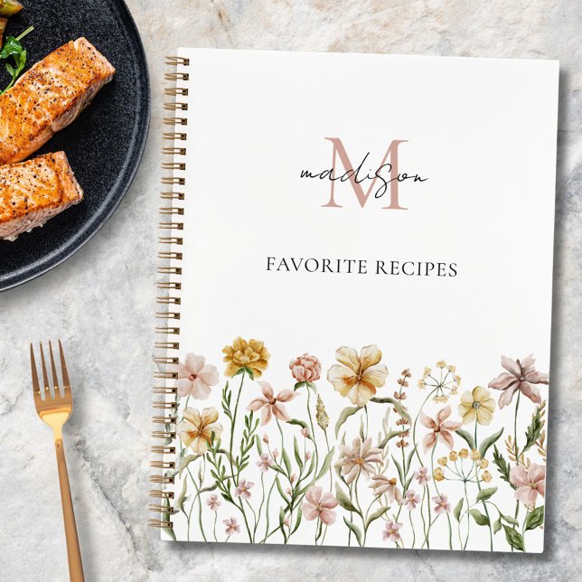 Libro de Recetas de Flores Silvestres con Acuarela (In situ)
