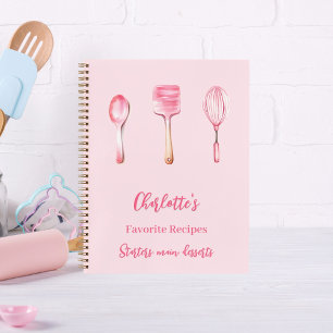 Libro de recetas de guion rosa