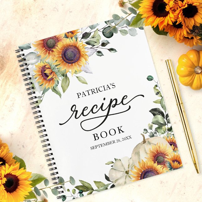 Libro de recetas de la ducha de flores nupciales d (Subido por el creador)