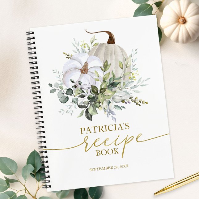 Libro de recetas de la ducha de novia verde de cal (Subido por el creador)