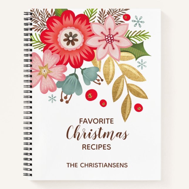 Libro de recetas de la familia de Navidades cutáne (Anverso)