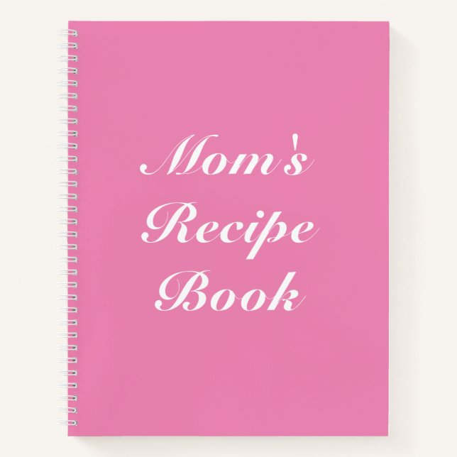 Libro de recetas de mamá, regalo de cumpleaños o d (Anverso)