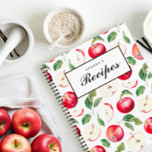Libro de recetas de manzanas rojas