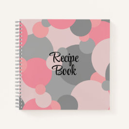 Libro de recetas de moléculas rosadas-grises