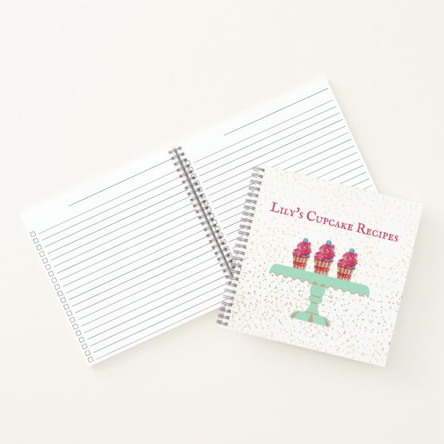 Libro de recetas de pastelitos para niños personal (Interior)
