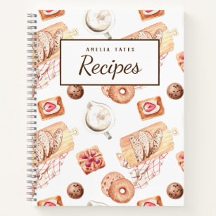 Libro Cuaderno Dulces Recetas