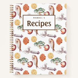 Libro de recetas de Personalizable de pescado fres